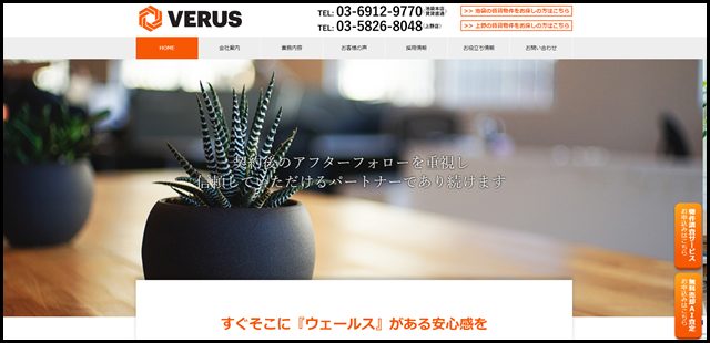 不動産のことなら株式会社VERUS – 東京都豊島区東池袋にある株式会社VERUS（ウェールス）は、不動産の賃貸から売買まで専門知識を持った専属のスタッフが親身にサポートし、夢の実現をお手伝いします_